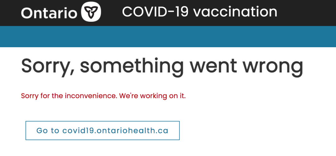 安省疫苗证启用第一天：官网崩了！下载证明要排队！