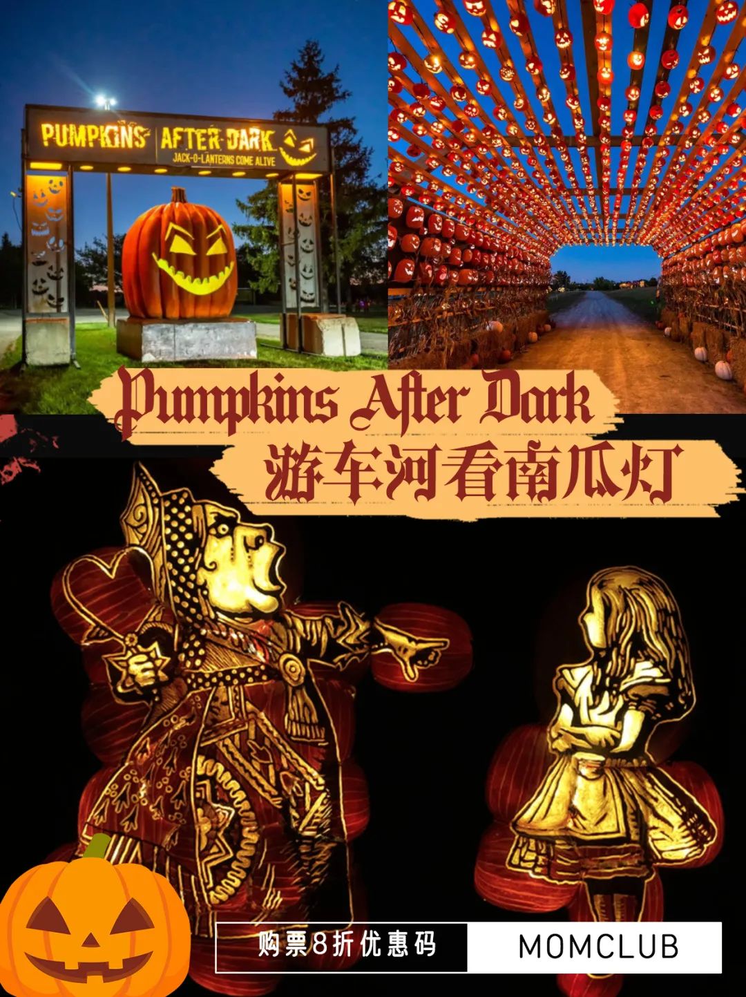 不想略过？万圣节走花路遛娃攻略：要糖、看灯、坐小火车、听鬼故事....