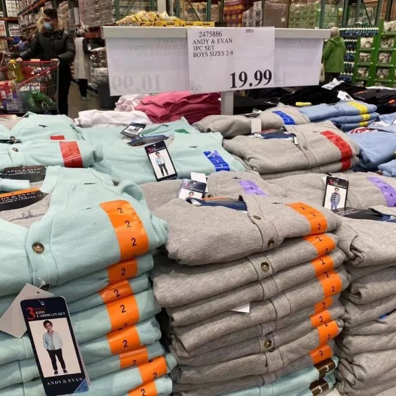 Costco网购捡漏买衣服：3件起打折+包邮，承包全家的换季服饰