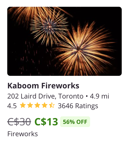 过节怎么能少得了它！盘点可以在多伦多买到烟花的地方！