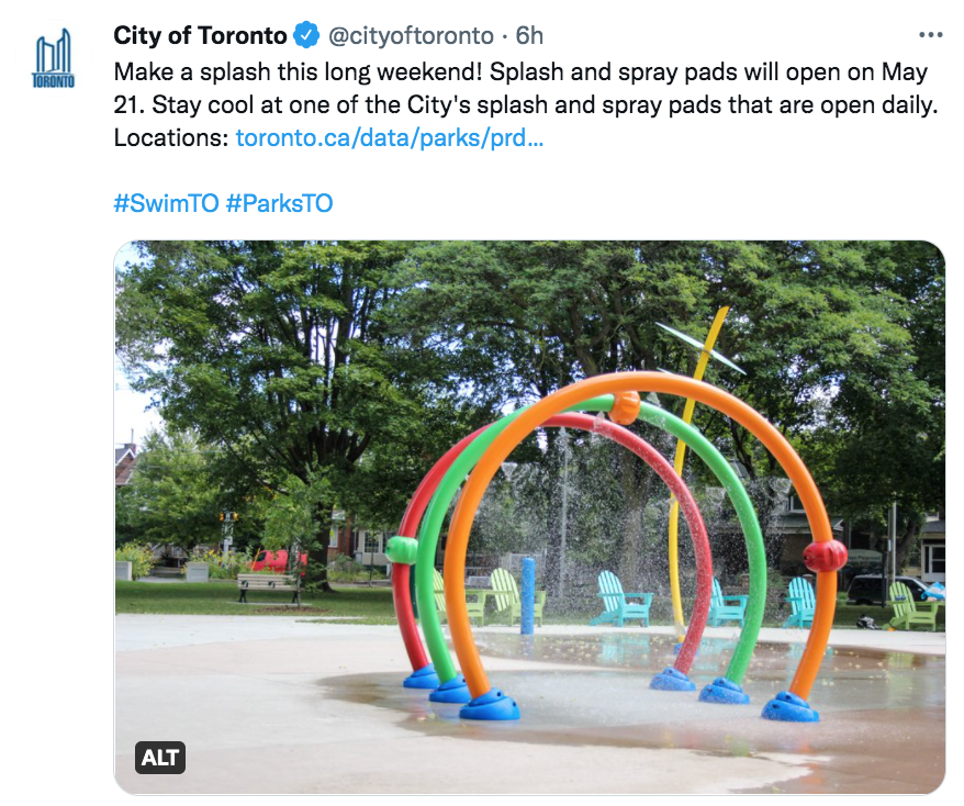 夏天玩水必备：大多伦多各区儿童戏水池公园大盘点！必须收藏！