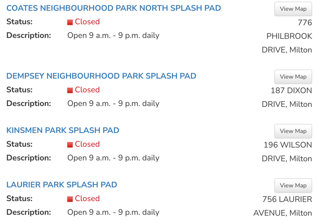 夏天玩水必备：大多伦多各区儿童戏水池公园大盘点！必须收藏！