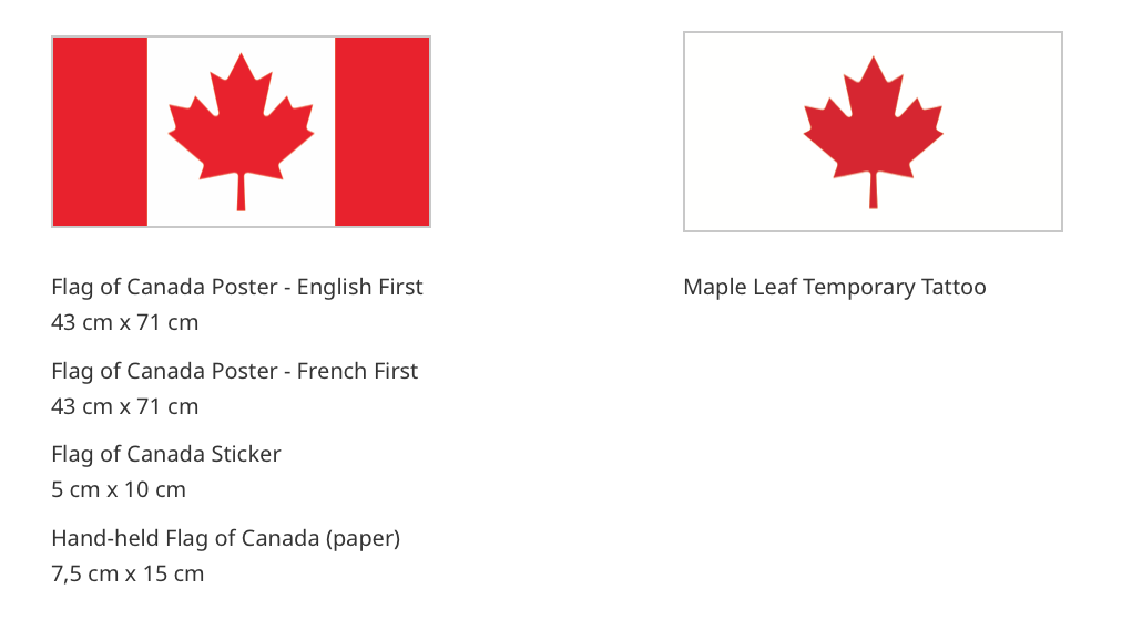加拿大政府隐藏福利：免费领取国旗贴纸、学习海报！