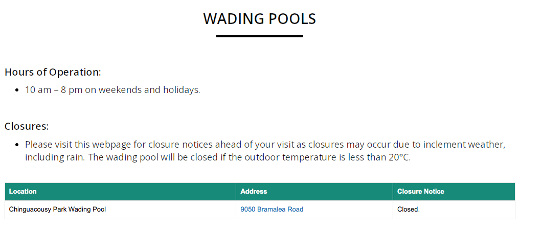 夏天玩水必备：大多伦多各区儿童戏水池公园大盘点！必须收藏！