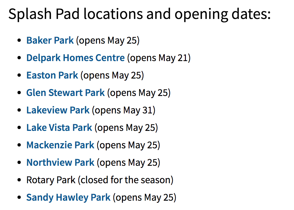 夏天玩水必备：大多伦多各区儿童戏水池公园大盘点！必须收藏！