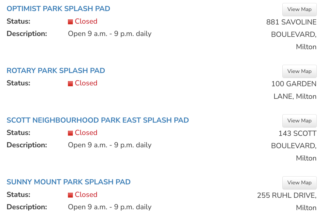 夏天玩水必备：大多伦多各区儿童戏水池公园大盘点！必须收藏！