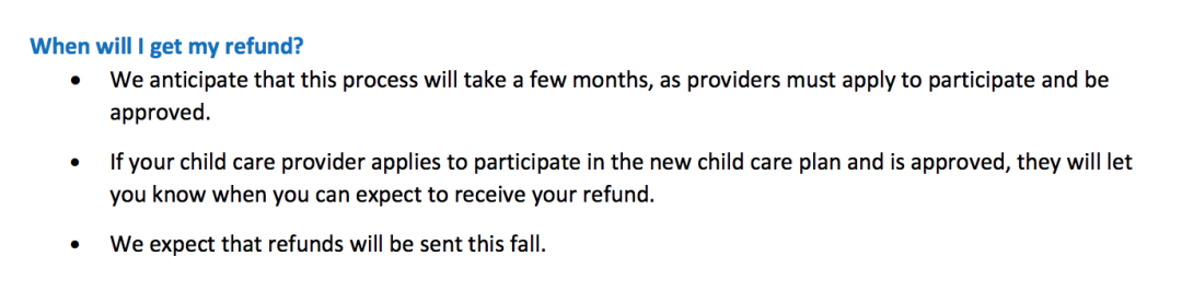能退好几千| 安省Daycare补贴已经开放申请了，预计家长今年秋季能收到退款