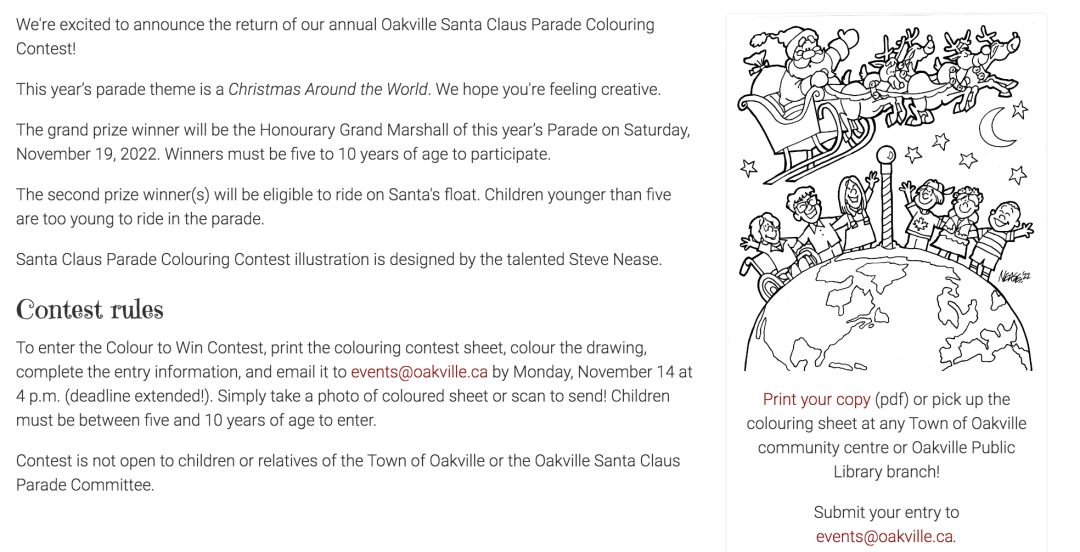 圣诞老人炸街地图：大多伦多各区圣诞游行大汇总，赶紧看看你想去哪个？