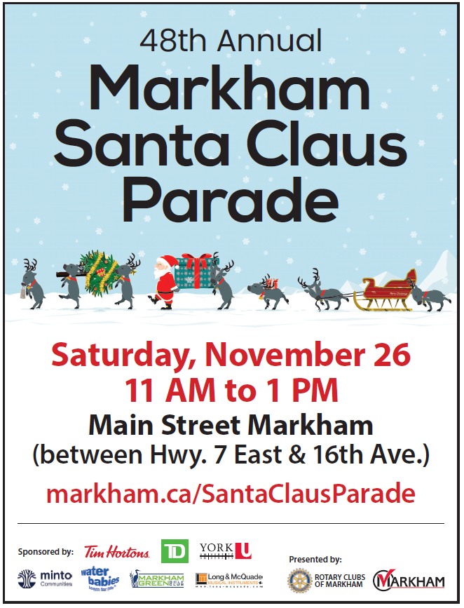 圣诞老人炸街地图：大多伦多各区圣诞游行大汇总，赶紧看看你想去哪个？