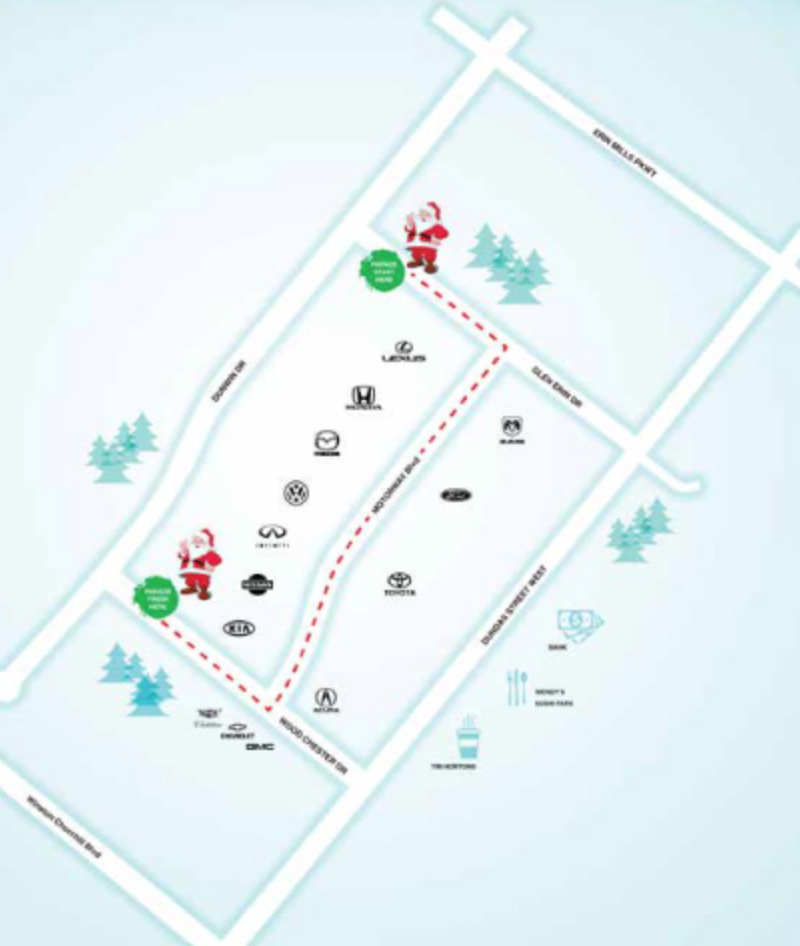 圣诞老人炸街地图：大多伦多各区圣诞游行大汇总，赶紧看看你想去哪个？