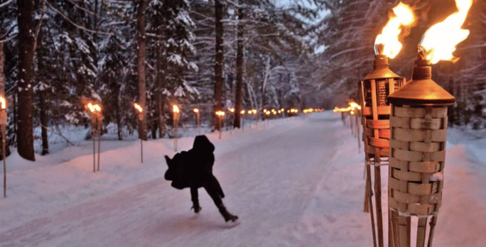 安省10个宝藏天然户外滑冰场：星空+灯光+小树林！