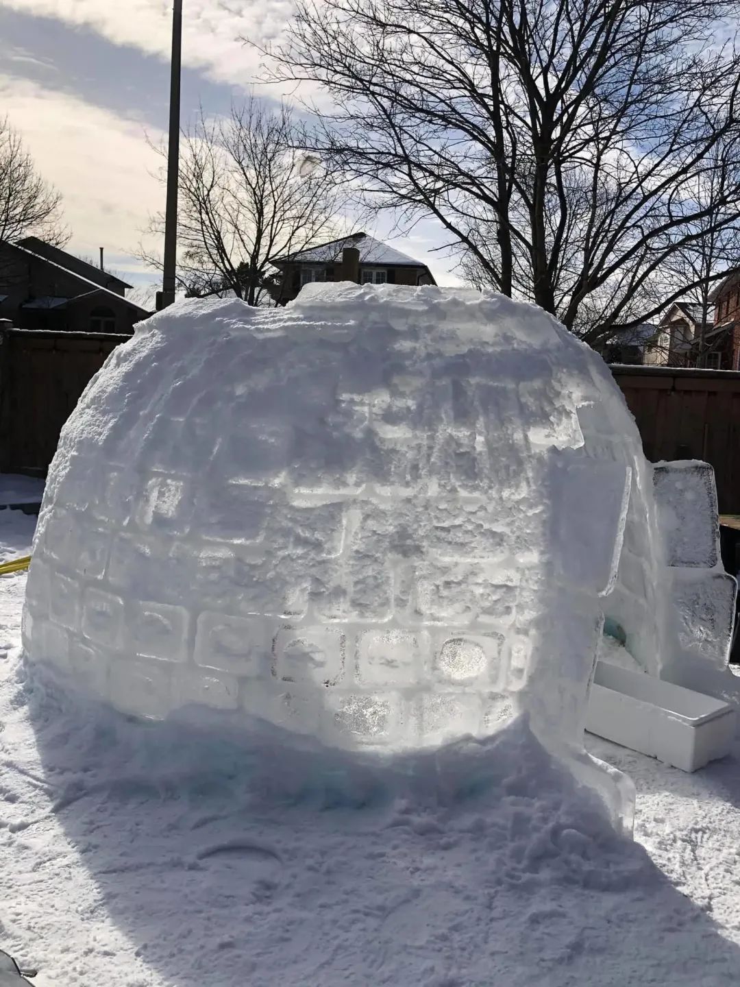 这是懂玩雪的！不出门把雪玩得明明白白：大型高能爹妈炫技现场