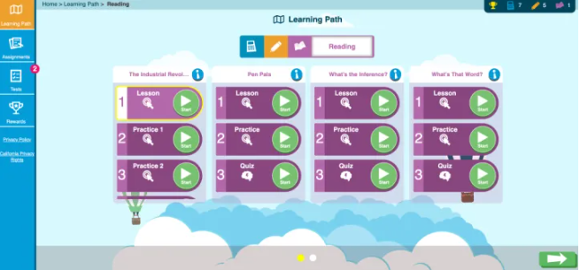 北美最火的AI学习系统Exact Path：英语+数学两科自鸡成才