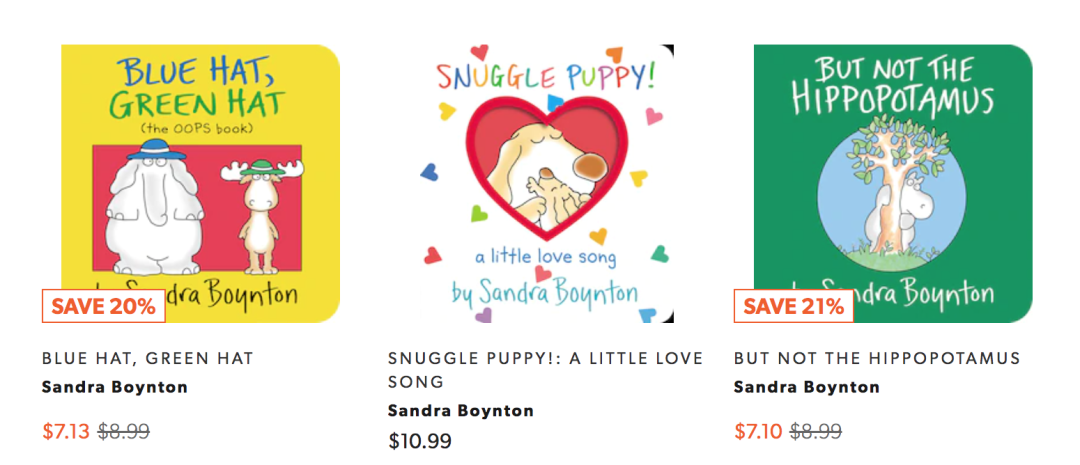 幽默可爱！孩子看一眼就爱上的幼儿启蒙绘本：Sandra Boynton系列