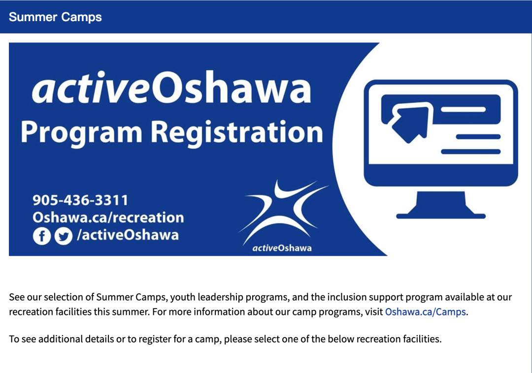 官网出bug！多伦多社区夏令营没有悄默默提前开放：2月11日统一注册（内含GTA各区夏令营报名）