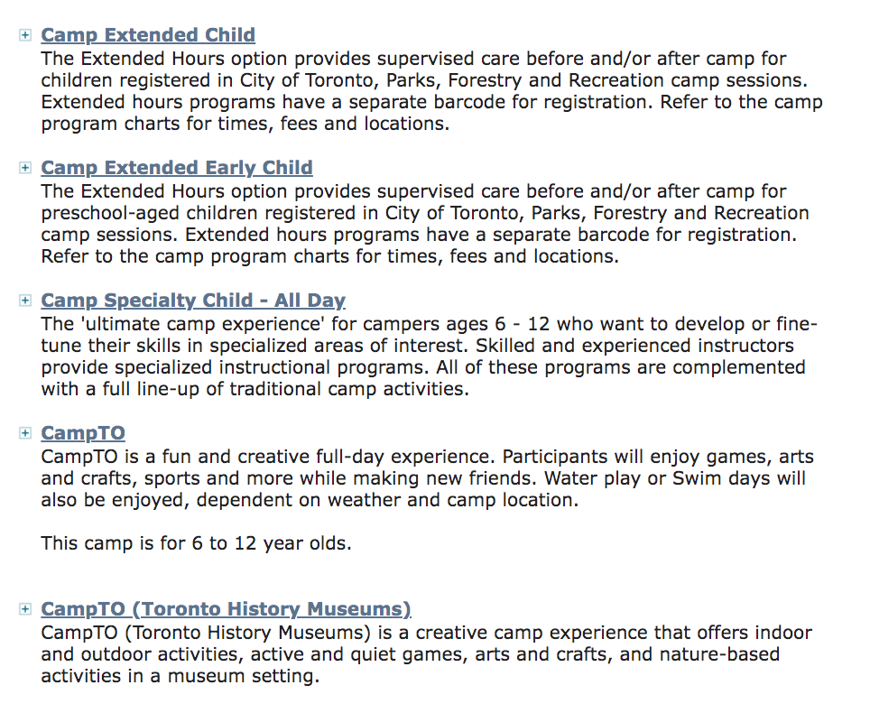 官网出bug！多伦多社区夏令营没有悄默默提前开放：2月11日统一注册（内含GTA各区夏令营报名）