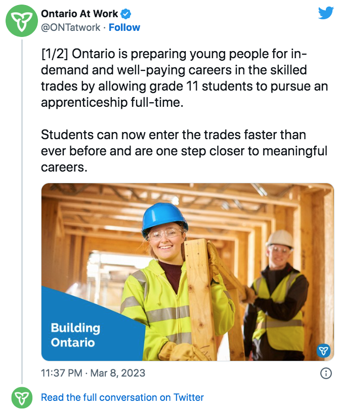 少读莎士比亚，多学点手艺！安省将推行高中最后一年学技术