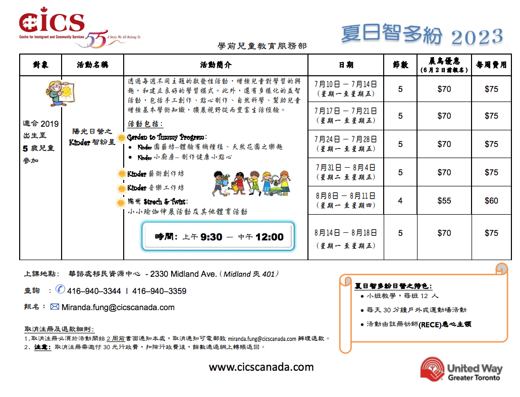 安省政府免费早教EarlyON五月课表:家有低幼龄娃的了解一下 安省政府免费早教EarlyON五月课表:家有低幼龄娃的了解一下