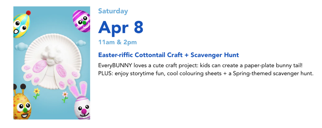 没有人可以拒绝出去耍！大多伦多复活节活动盘一盘：遛娃不出城