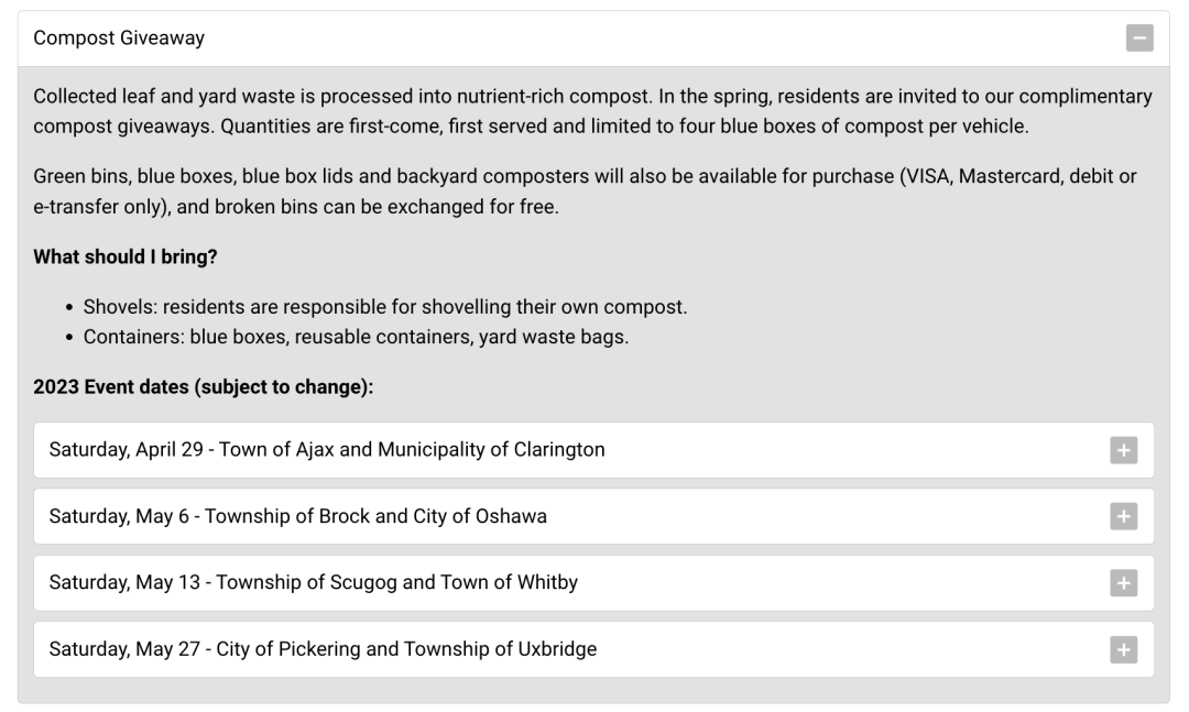 自备壮丁和麻袋！多伦多本周开始发堆肥土！万锦送碎木屑！