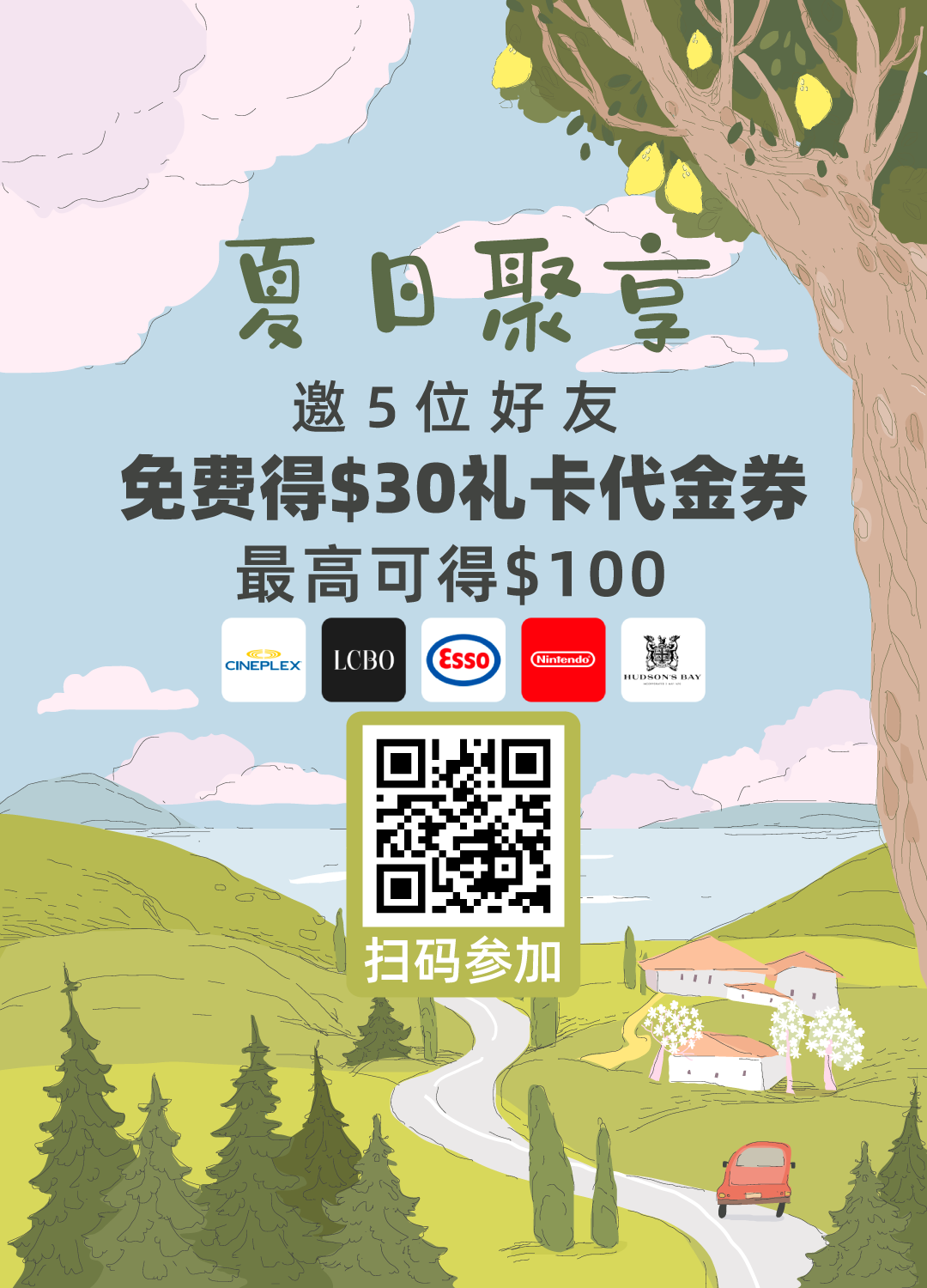 省钱小灯神！Snaplii疯狂撒钱：$1奶茶、超市95折、油卡9折！