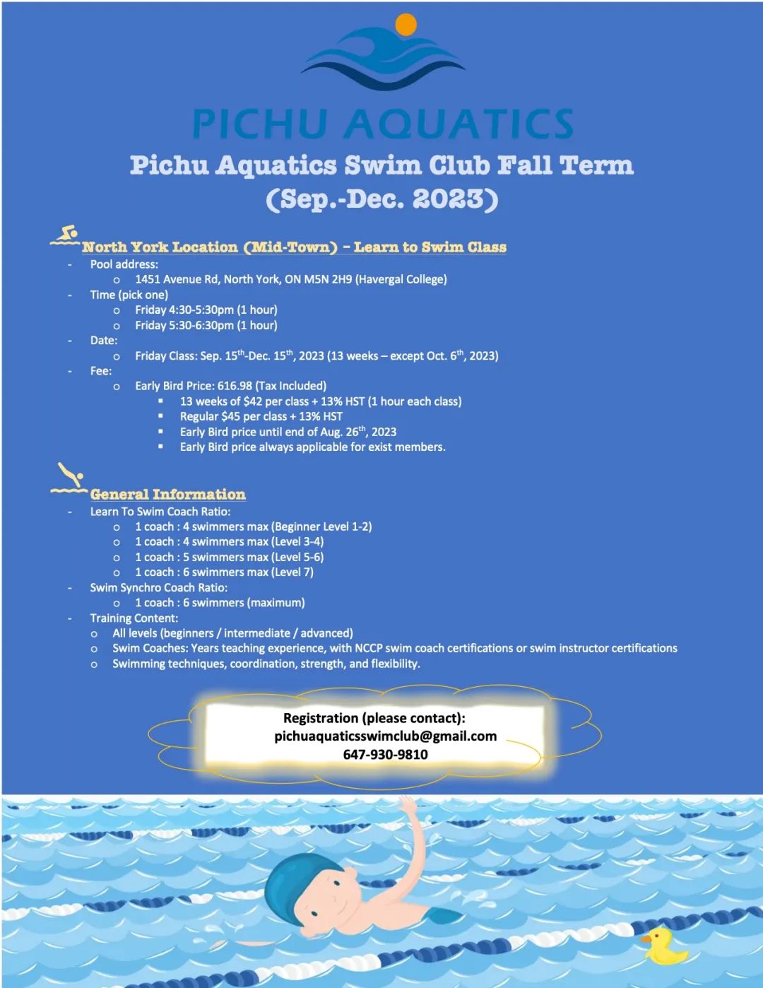 零基础儿童班到成人班！这家游泳俱乐部全都承包！早鸟价了解一下