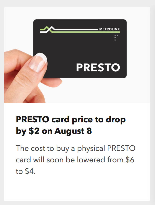 万能公交卡PRESTO卡降到$4！省钱终极攻略：图书馆领免费卡！