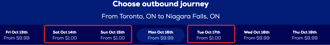 6刀往返大瀑布！Megabus一刀一张的捡漏车票购买攻略