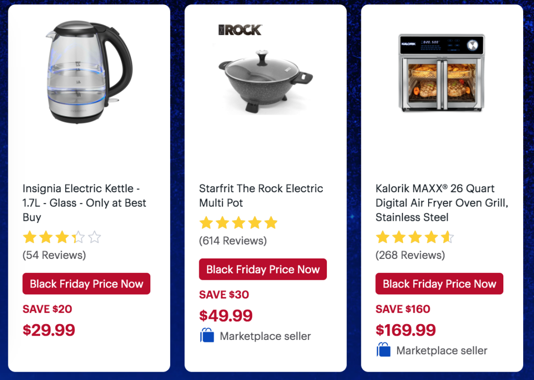 BestBuy超长超硬核的黑五价剧透：咖啡机、空气炸锅有点香