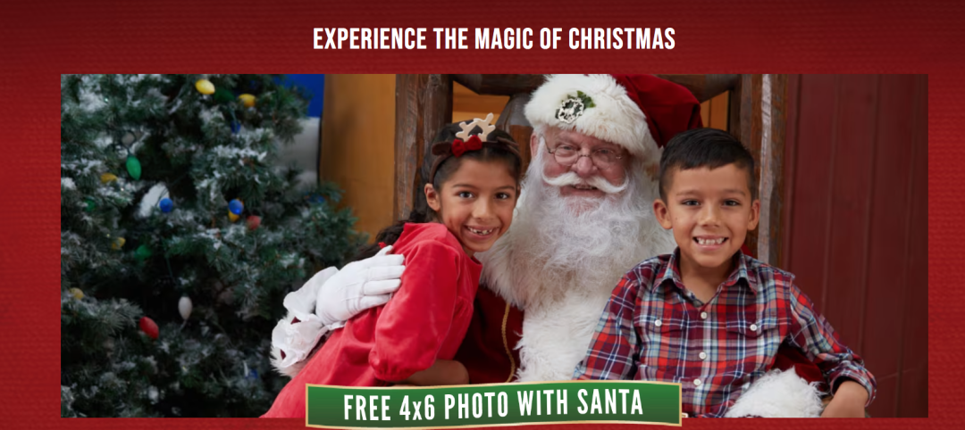 一年一张全家福！和圣诞老人合影攻略：免费的这个太火了