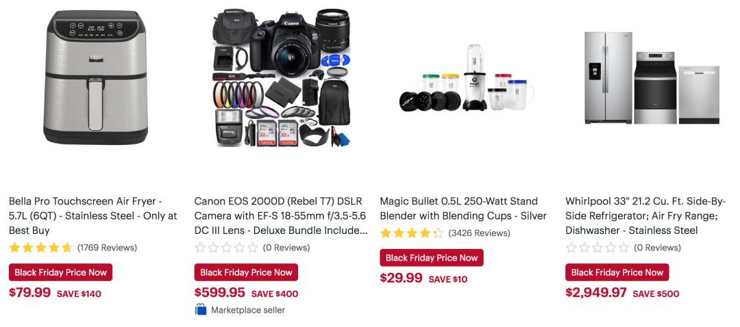 BestBuy超长超硬核的黑五价剧透：咖啡机、空气炸锅有点香