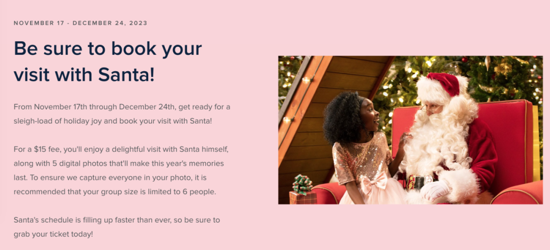 一年一张全家福！和圣诞老人合影攻略：免费的这个太火了