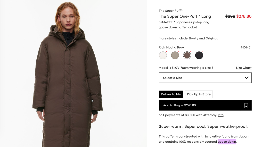 Aritzia出战黑五!大鹅平替网红羽绒服今年很出圈:行走的大棉被真香了 Aritzia出战黑五!大鹅平替网红羽绒服今年很出圈:行走的大棉被真香了