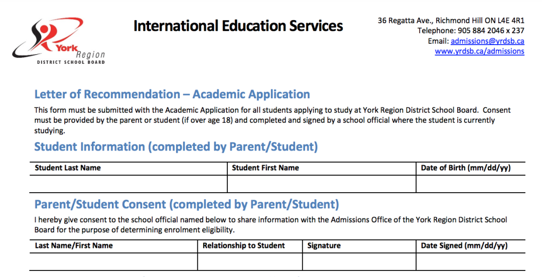 2024年9月入学：约克区国际学生申请通道已开启！申请材料攻略+清单