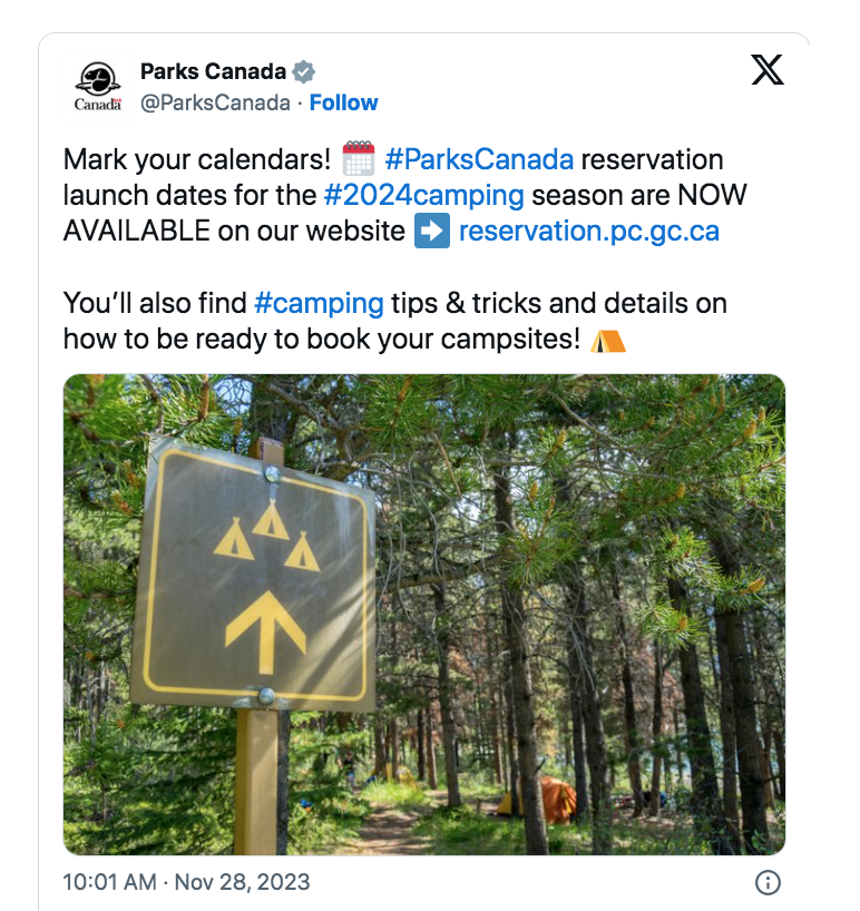 加拿大国家公园官宣：门票、露营费涨价！1月开抢营地预约！