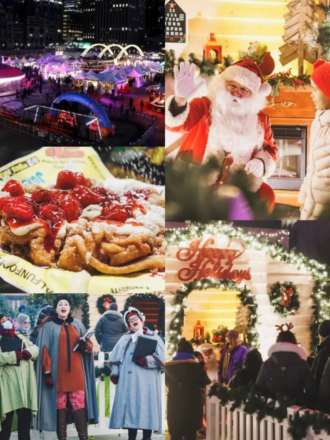 圣诞老人大游行最后一波!多伦多各大灯展都亮起来了~ 圣诞老人大游行最后一波!多伦多各大灯展都亮起来了~