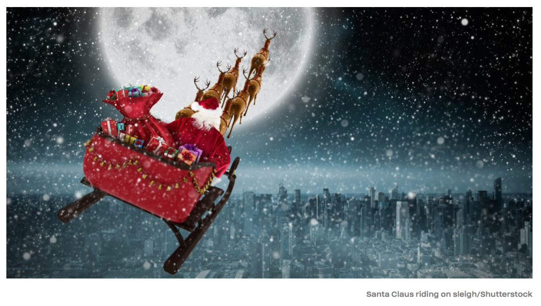 圣诞老人已批准出发！实时定位圣诞老人：总理特鲁多都急出表情包了