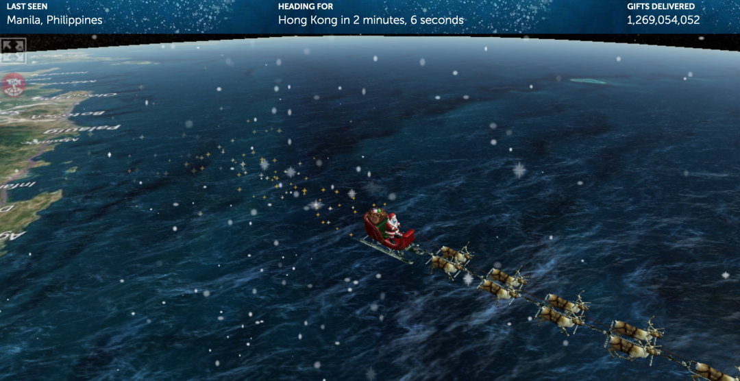 圣诞老人已批准出发！实时定位圣诞老人：总理特鲁多都急出表情包了