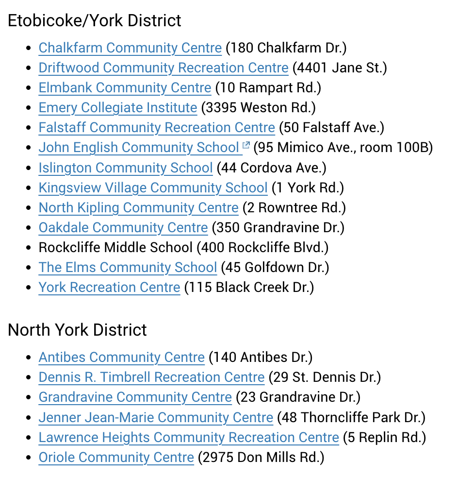 多伦多12个区的社区夏令营报名日历：不是别家夏令营报不起，而是社区夏令营更有性价比