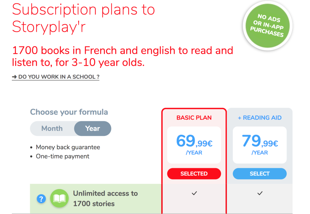 3-15岁少儿法语学习神器来啦！Storyplay'r沉浸式法语在线有声图书馆