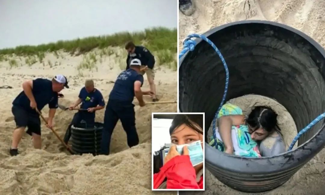 佛州7岁女孩沙滩挖坑被活埋死亡：最可怕的是没人觉得这么做很危险