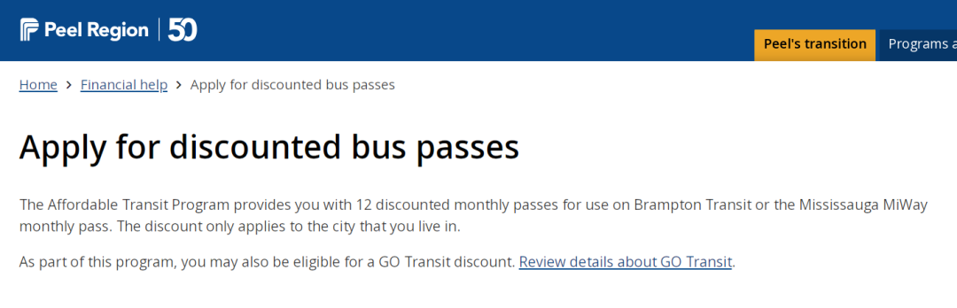 半价坐公交！多伦多各区低收入家庭申请“乘车补贴”攻略