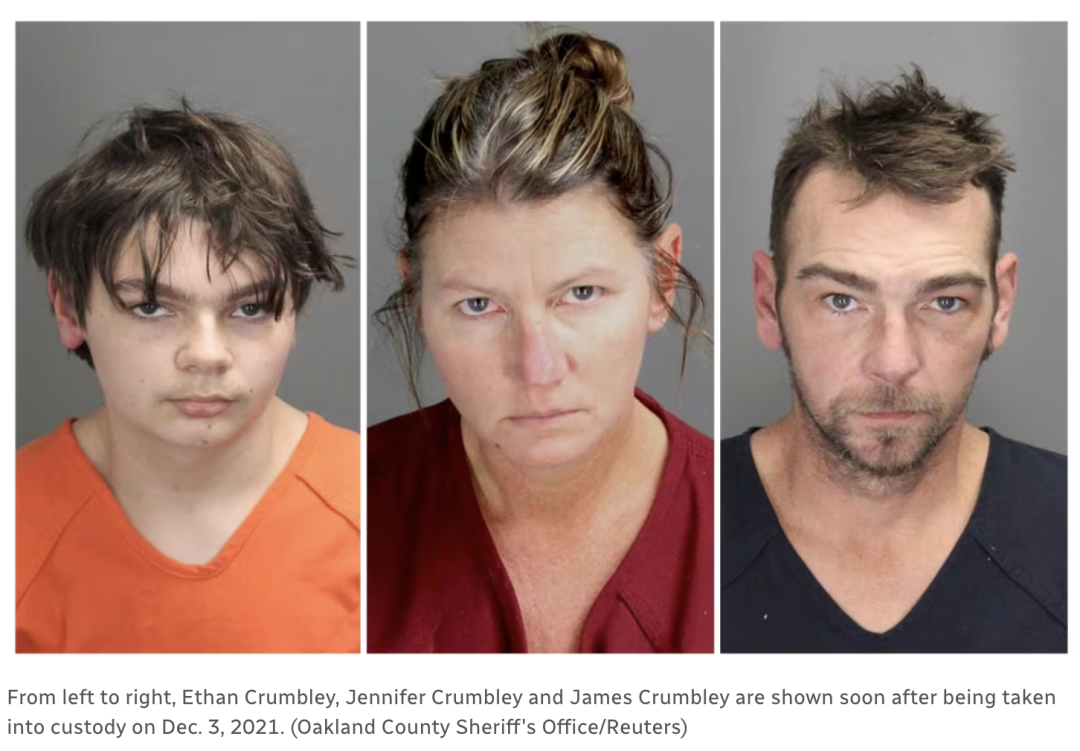 孩子犯法,爸妈连坐!15岁儿子在学校枪杀4人,父母被判刑坐牢10年! 孩子犯法,爸妈连坐!15岁儿子在学校枪杀4人,父母被判刑坐牢10年!