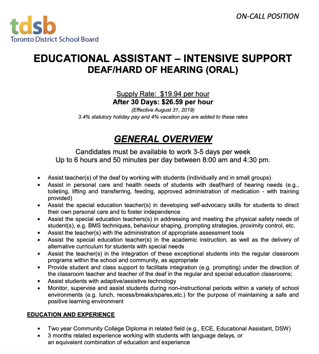 在加拿大公校当助教原来这么简单！教育局真的很缺人~