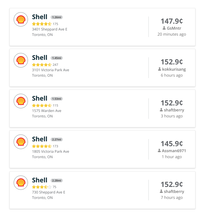 油价全城最低? 多伦多10个评分4星+的Costco加油站 油价全城最低? 多伦多10个评分4星+的Costco加油站