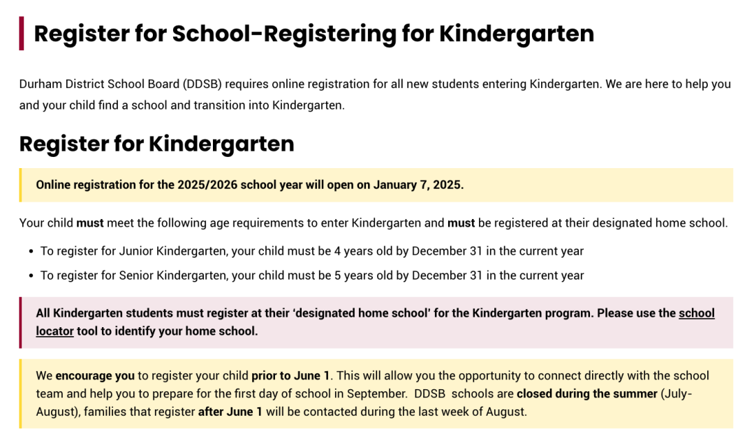 大多伦多各教育局JK报名攻略：TDSB今天开始报名！找组织看这里